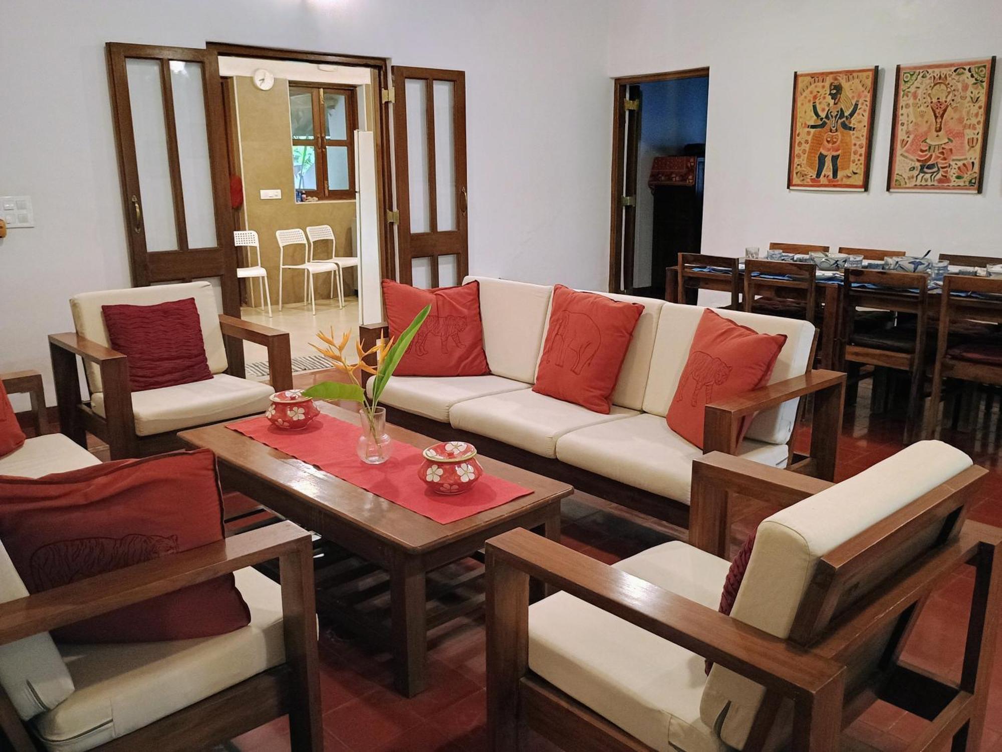 Banyan House - Luxurious 4 Bedroom Villa On One Acre, Near The Beach Nagaon  Extérieur photo